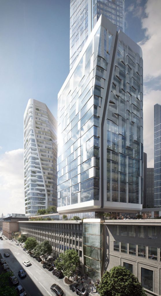 Union Investment erwirbt 100 m Office Tower im Hochhausquartier FOUR Frankfurt