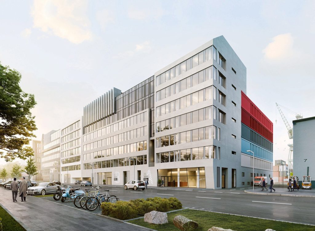 Bürogebäude „DOCK 4.0“ im Frankfurter Ostend bereits vor Fertigstellung an Warburg-HIH Invest verkauft