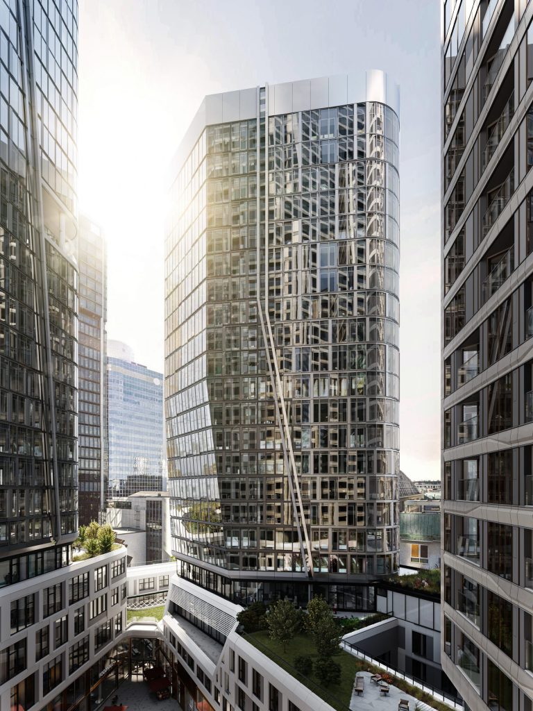 Erster Turm des FOUR Frankfurt an Eigentümer übergeben