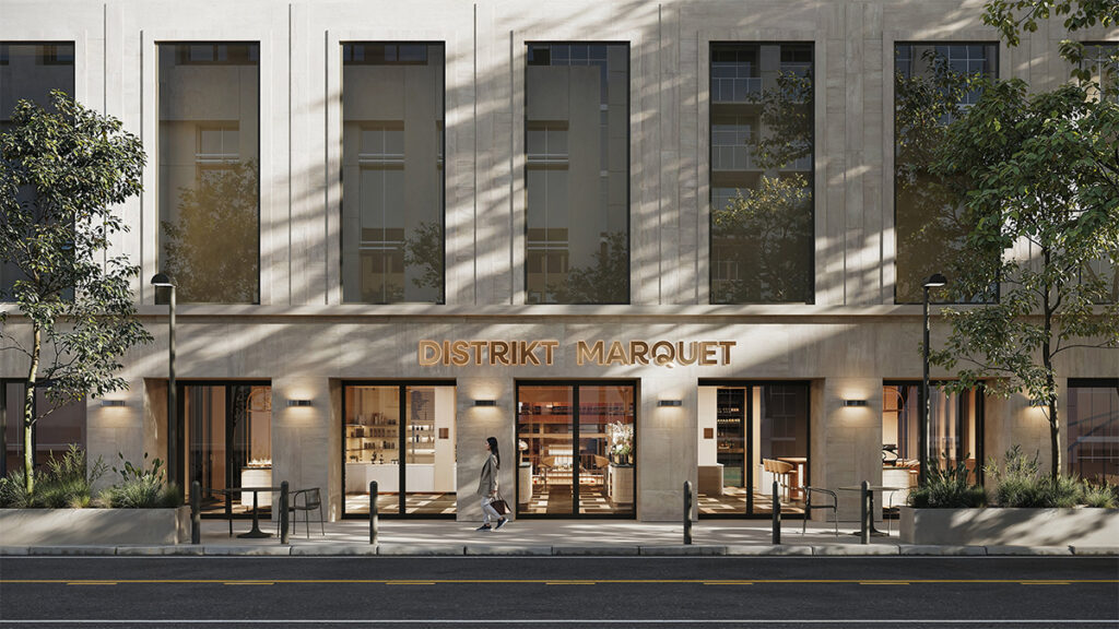 FOUR Foodhall bekommt den Namen DISTRIKT MARQUET